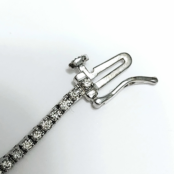 1.00 ct Diamond 10K Gold Bracelet Certificate - Picture 15 of 17